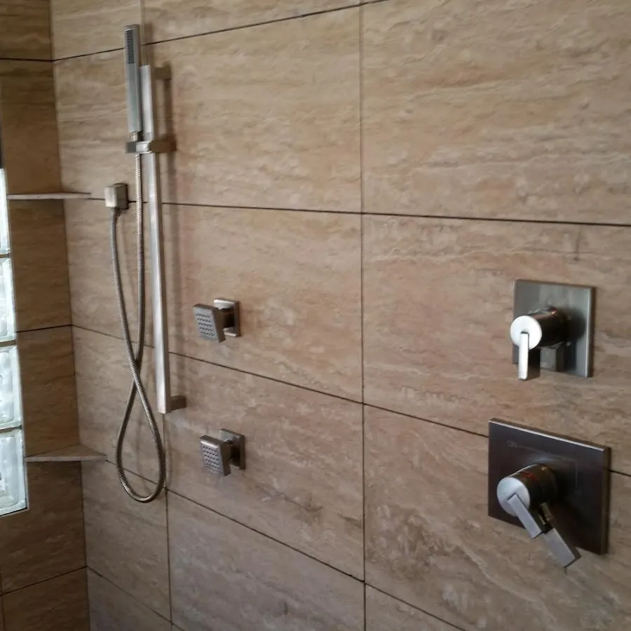 Shower fixture installation for Water Heater Installation in Harvard